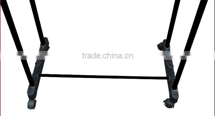 height adjustable floor lifting racks drying rack with 4 wheels