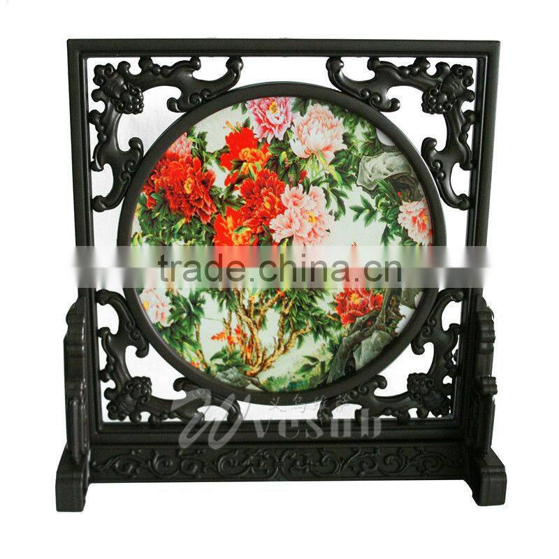 Delicate Chinese Style Sublimation Table Screen Decoration