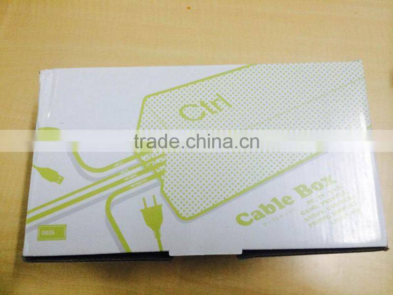 M002 New fashion power cord storage box,cable plastic storage box,storage box