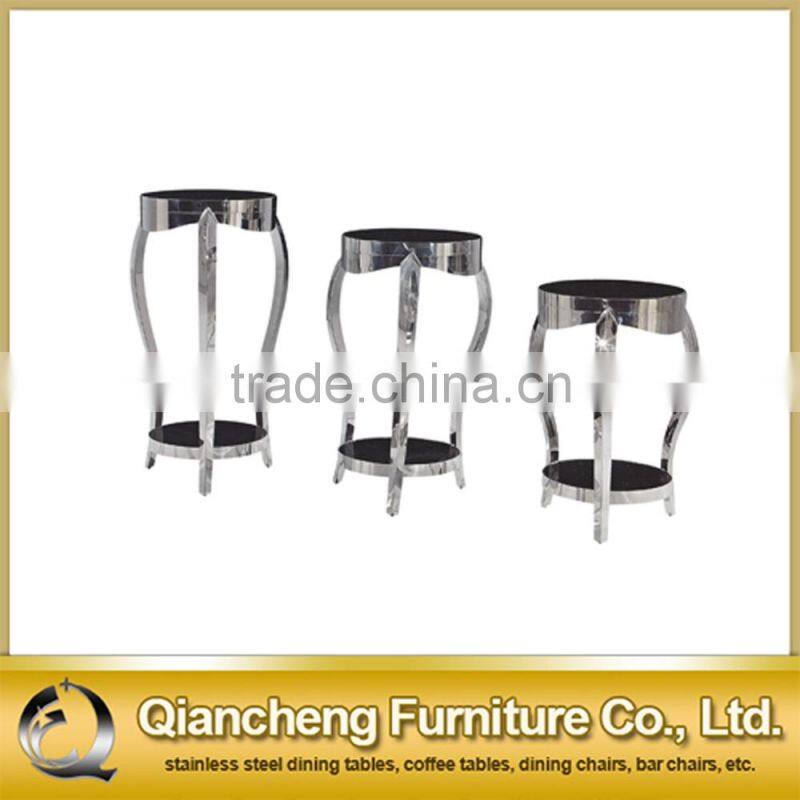 wedding flower stand with stainless steel frame