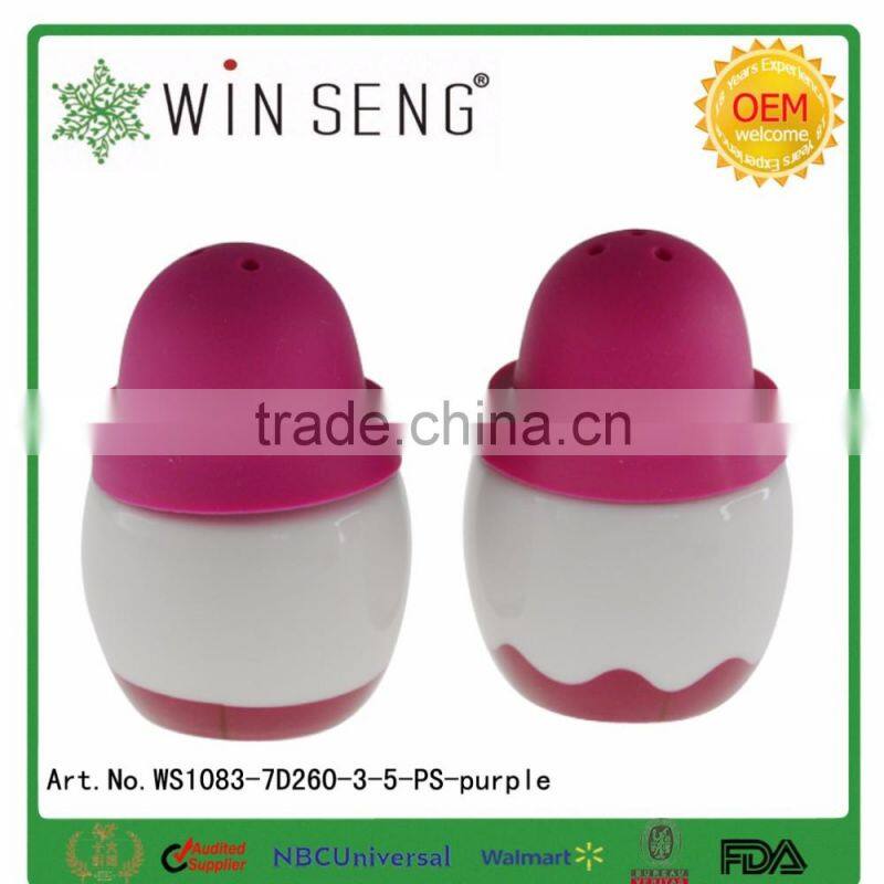 Porcelain condiment set Oil & Vinegar Bottle salt & pepper shaker