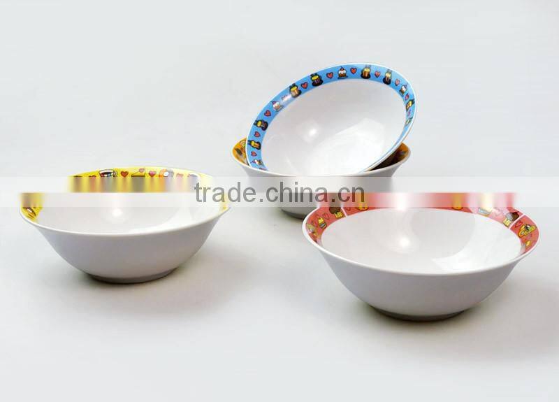 porcelain bowl stoneware bowl ceramic bowl with decal