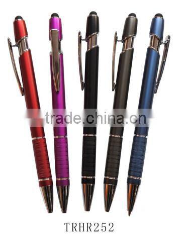 Newest advertising custom logo ballpoint pen touch pen