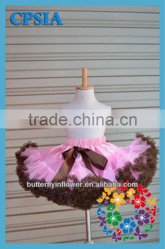 Pink Girls Petti skirt Beautiful Ballet tutu Whlosale Fluffy Baby Pettiskirt