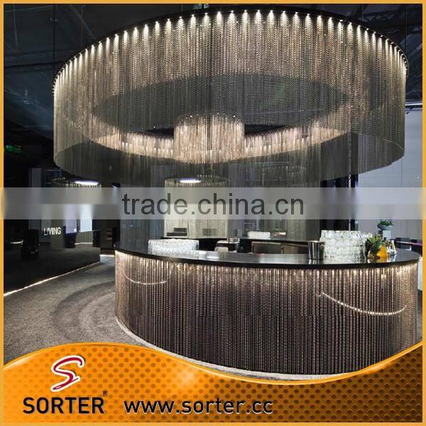 Amazing Gun Metal Ball Chain Curtain