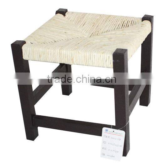 Latterback Woven Rush Seat Rustic Wooden Chair