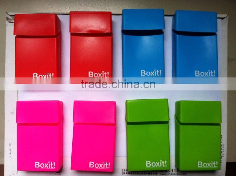 Fashion silicone cigarette pack cover silica gel cigarette case