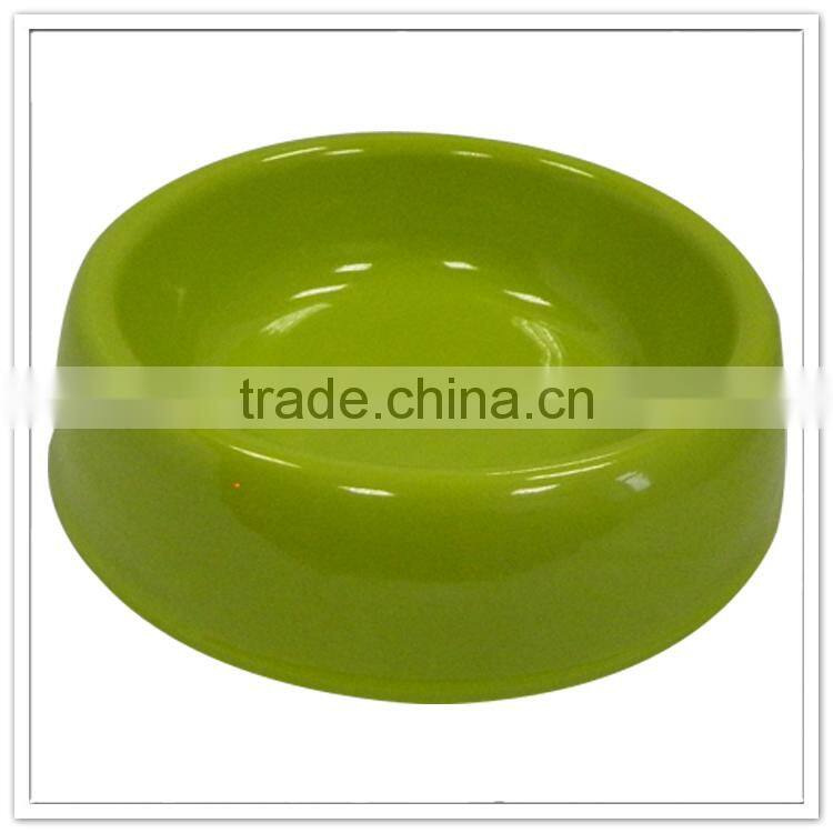 China plastic Solid color round melamina bulk white pet salad bowl