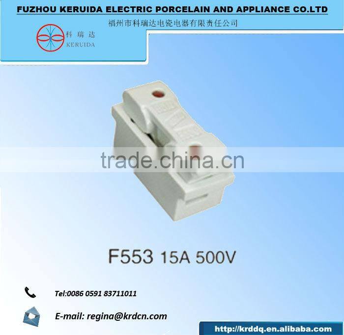 5A-200A ceramic fuse holder with copper fitting