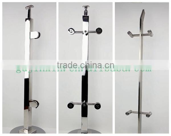 Jinxin Hardware- Stainless Steel Square Glass Staircase Railing(YK-9220)