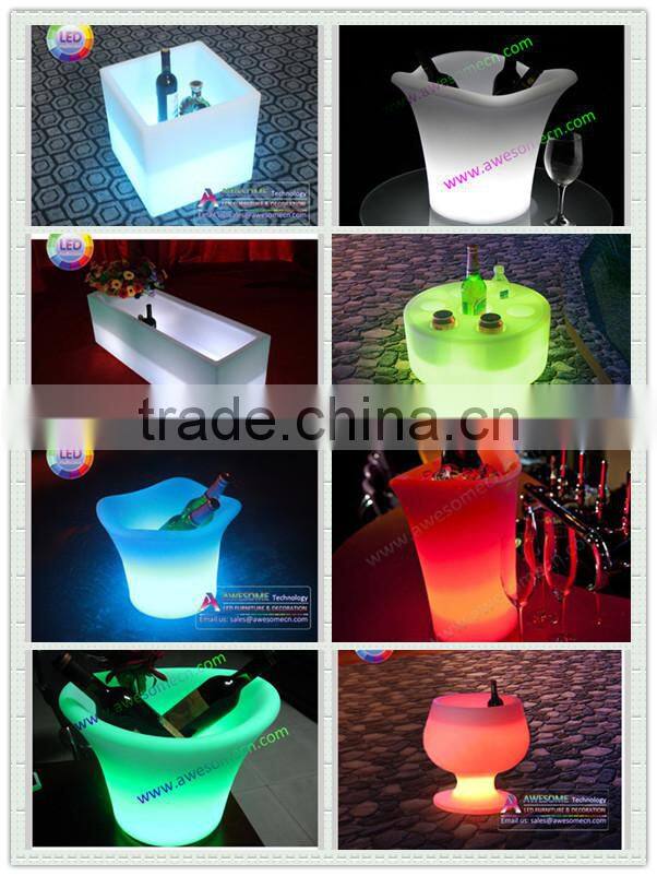 wireless waterproof colour change led ice bucket wholesale