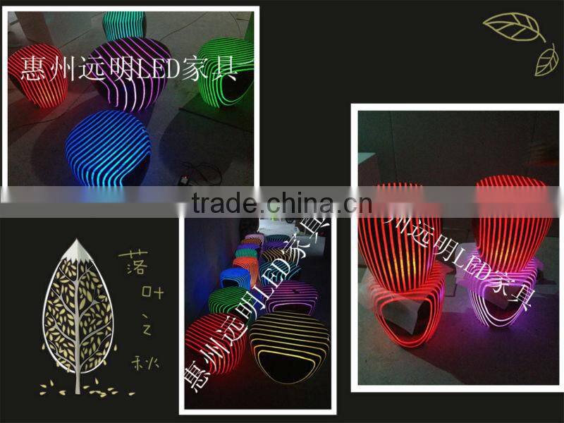 Nightclub furniture modern Glowing led bar side table