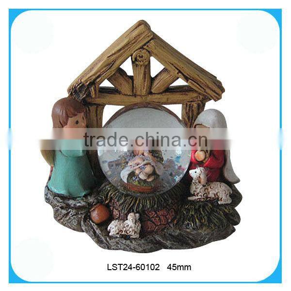 45mm nativity water globe/snow globe