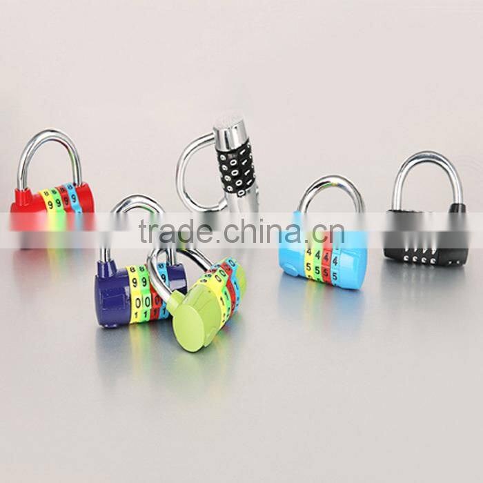 Nice color 4 digit combination cute padlock