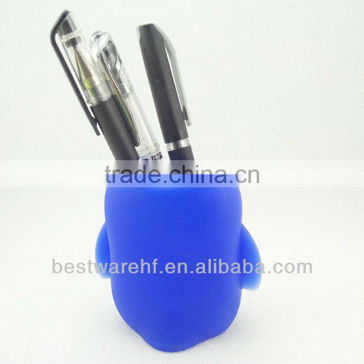 2013 Funny silicone office products,silicone pen case, pen holder