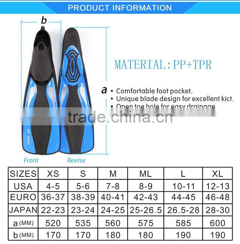 2017 Gear Diving Fins With Long Blade