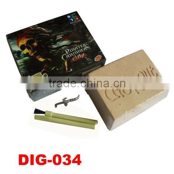 Educational skull chaeology excavation kit toy for kids