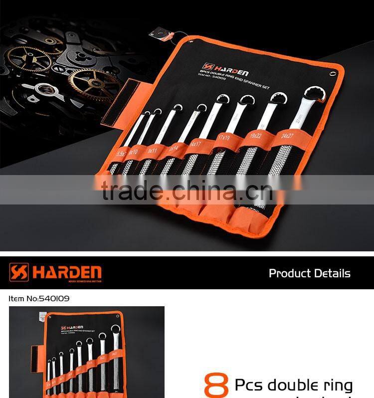 8pcs ring spanner handle tools high quanlity Harden spanner wrench