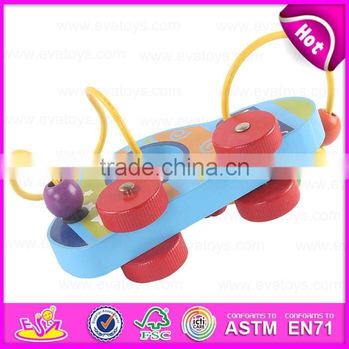2016 brand new wooden beads toy, educational wooden beads toy, preschool wooden beads toy W11B085