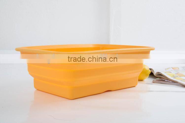 Folded Washing Vegetable Basket Novelty Unique Fruit Bowl