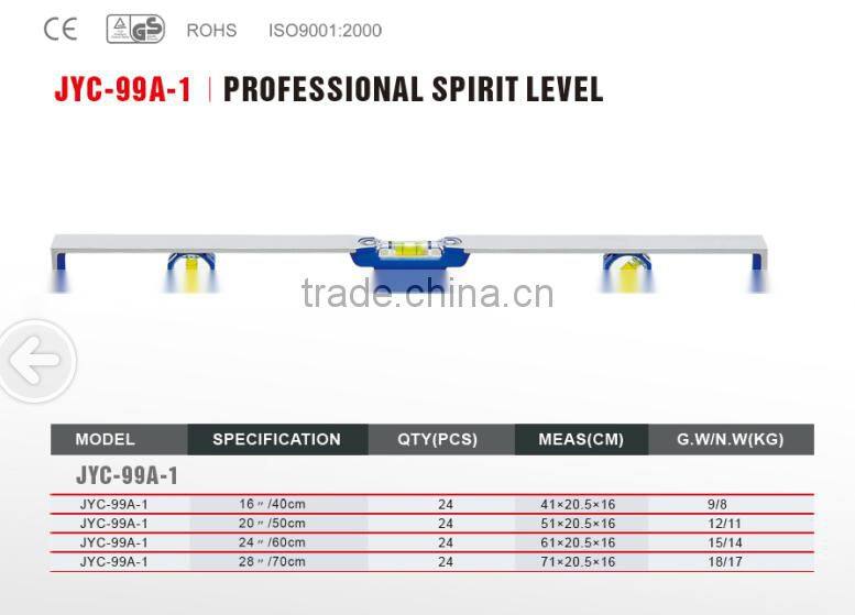 high quality level double with milled 3 vials evels