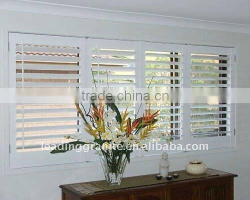 white plantation shutter