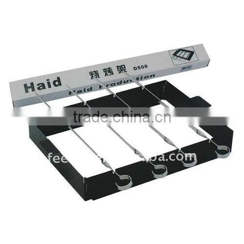 Grill rack with 6pcs skewer set