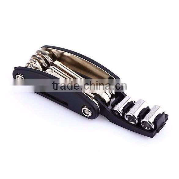 15 in 1 Bicycle Bike Multi Repair Tools Sets Spoke Wrench Screwdriver Kit