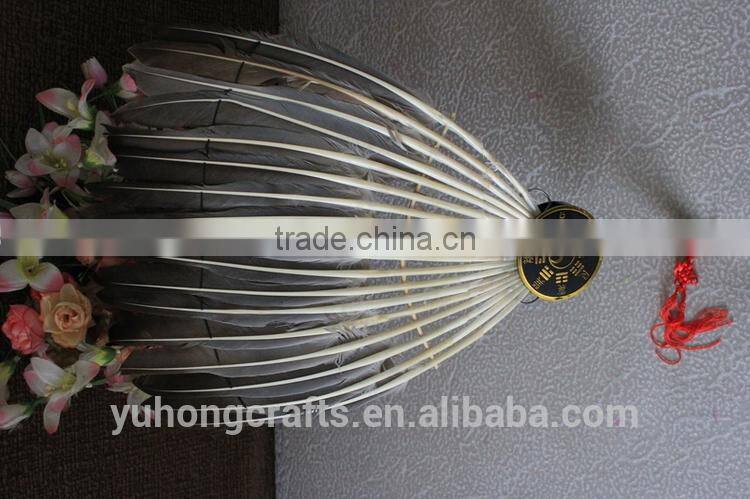 Chinese traditional wood feather fan