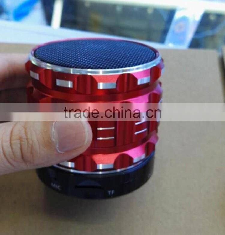 Best Happy Birthday Wishes Metal Mini Portable HIFI Bluetooth Speaker Fashion Mic Stereo Speakers