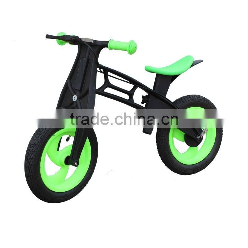 12'' New design high-tech extreme light children balance plastic bicycle