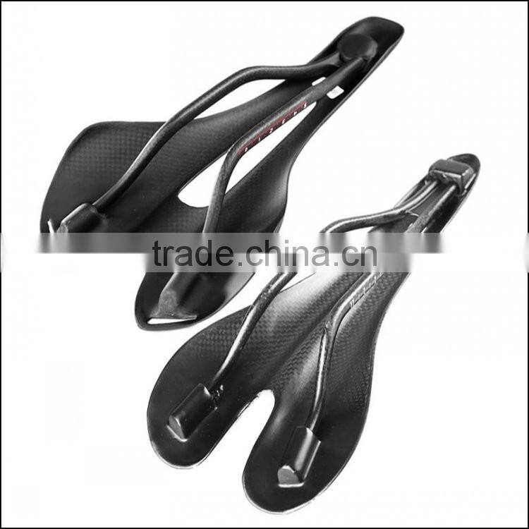 2016 high quality 3k UD full carbon fiber T700C bicycle saddle for sale