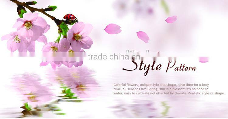 2016 hot style decoration wedding White Artificial Cherry Blossom Tree for sale