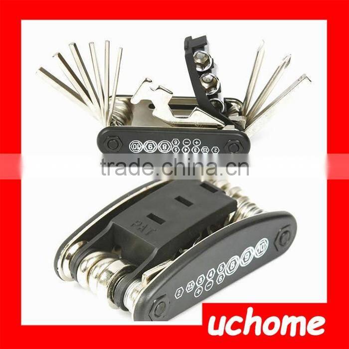 UCHOME Bike Repair Kit,15 in 1 Bike Bicycle Multi Repair Tool Kit,Bicycle Tool Repair Set