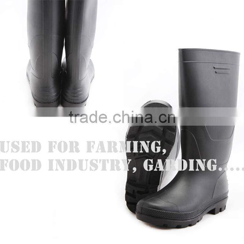 men knee high rain boot