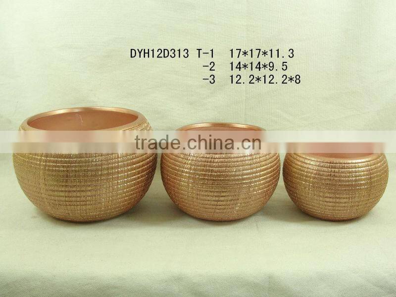 hot sell various shapes ceramic flower pots