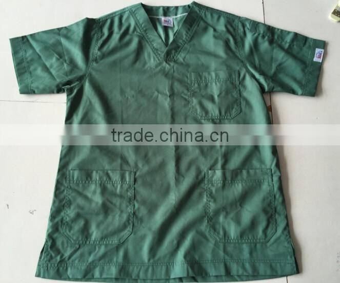 Wholesale Custom Design v neck women scrub suit medical uniform