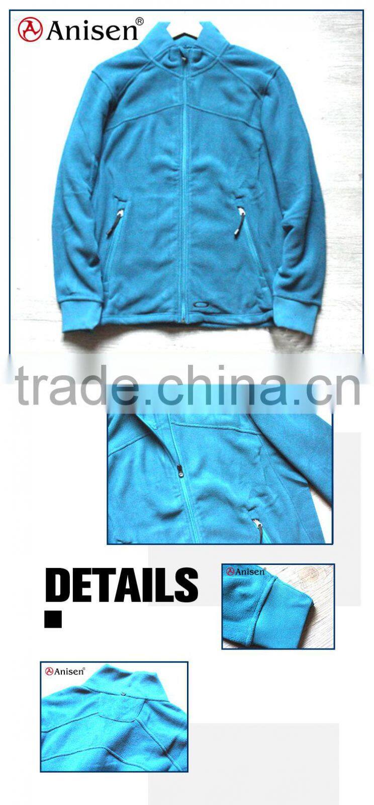 china garments factory navy fleece hoodies men coats