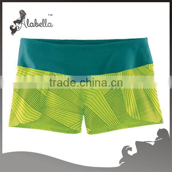 Girls fitness wear sublimation shorts