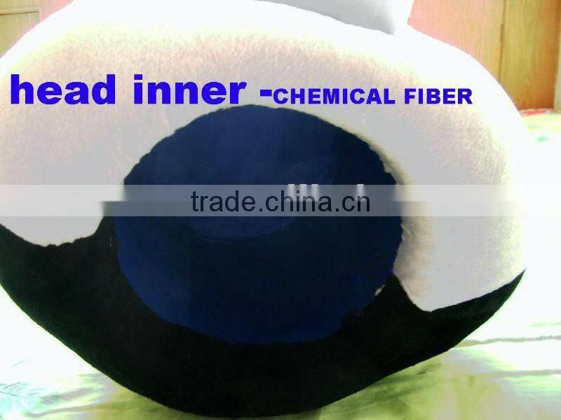 sheep with blue aprons mascot costume