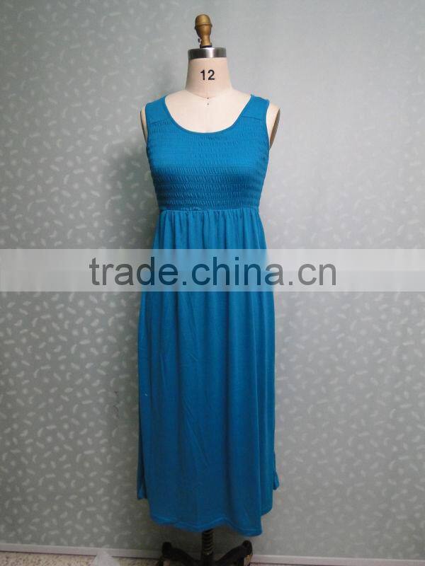 WOMEN SLEEVELESS LONG DRESS