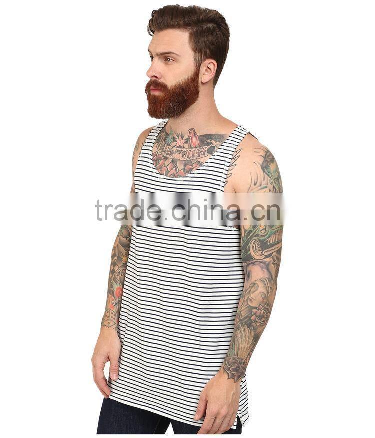 Dri fit mens casual vest tank top mens casual vest black and white stripe mens casual vest