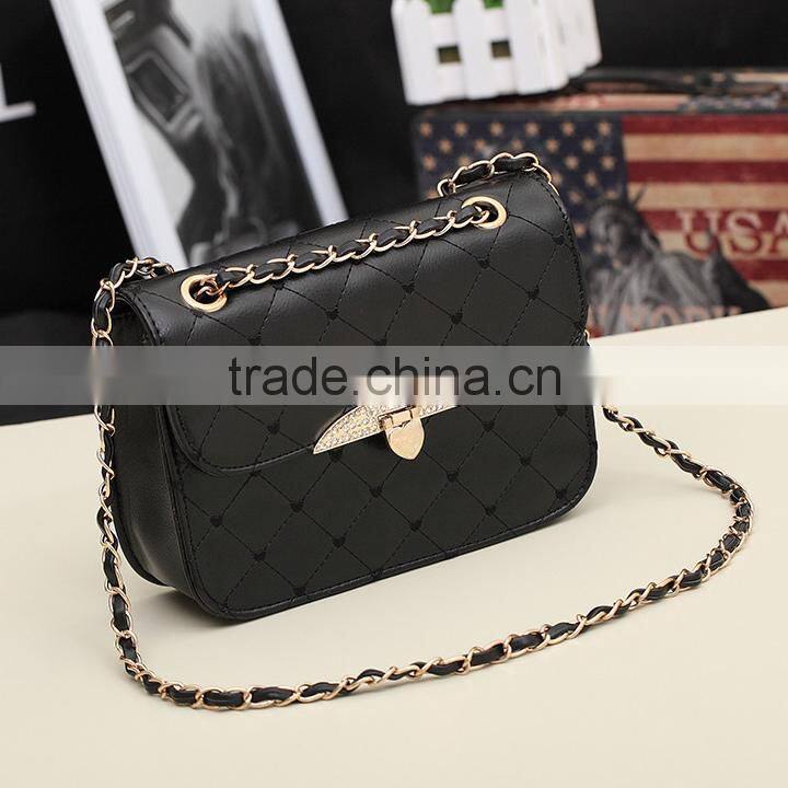 Korean Women Synthetic Leather Messenger Handbag Shoulder Bags Tote Purse SV003720#