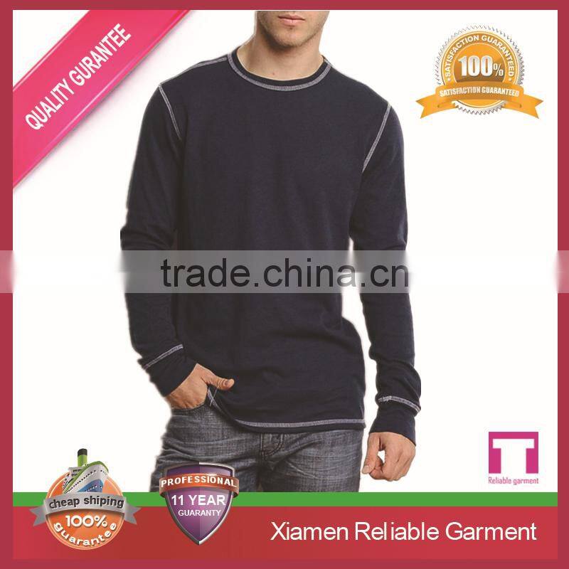 Hot sale bulk soft cotton long sleeve tshirt promotional printing OEM supplier in China