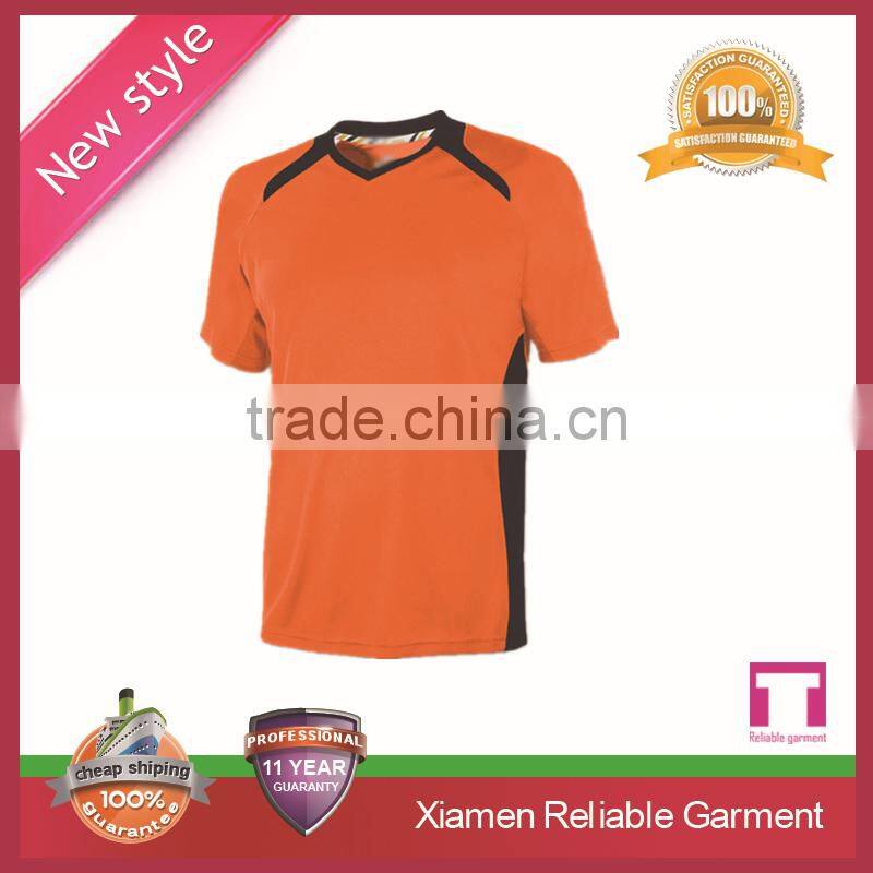 custom polyester striped soccer jersey 2016/2016 OEM China factoy