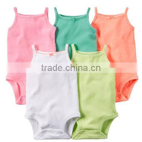 kid clothing Baby clothes carters Boy Girls Newborn Infant Rompers 100% cotton sleeveless bodysuit