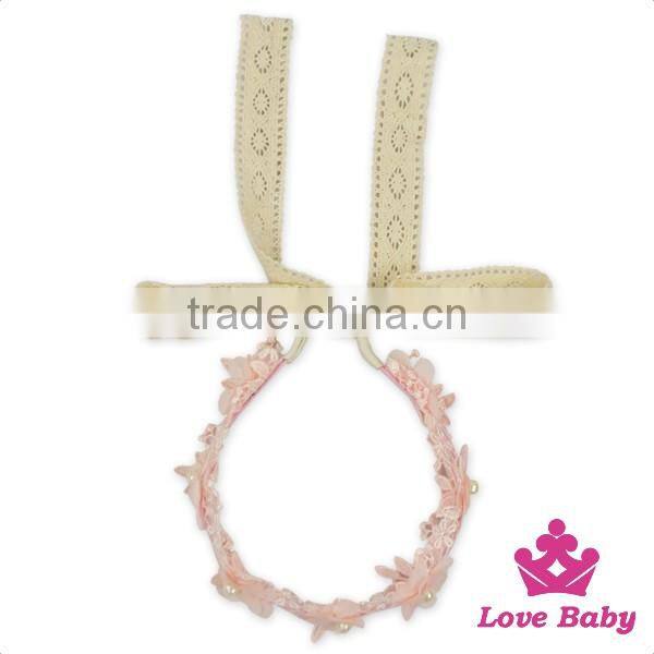 FGA040 Lovebaby Wholesale Chinese Adjustable Baby Girls Flowers Butterfly Adult Girl Headband