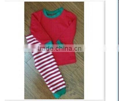 Christmas Fall 2015 Winter ruffle set baby kids sleeping clothing set giggle moon remake Persnickety sets stripe pajamas outfits