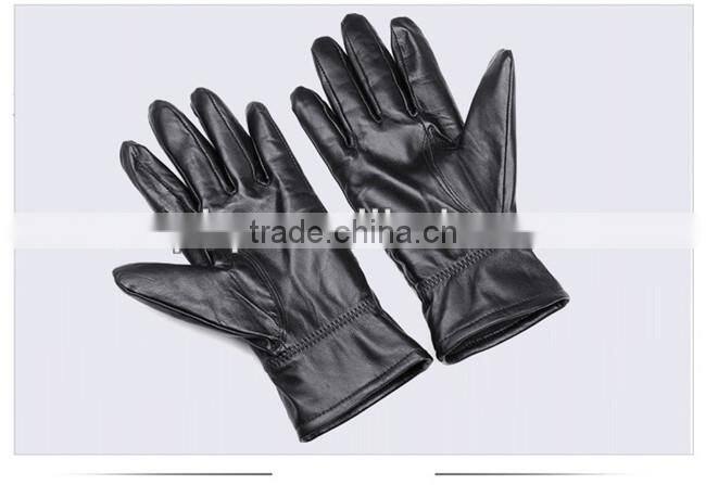 New design tunch screen function men leather glove fashion
