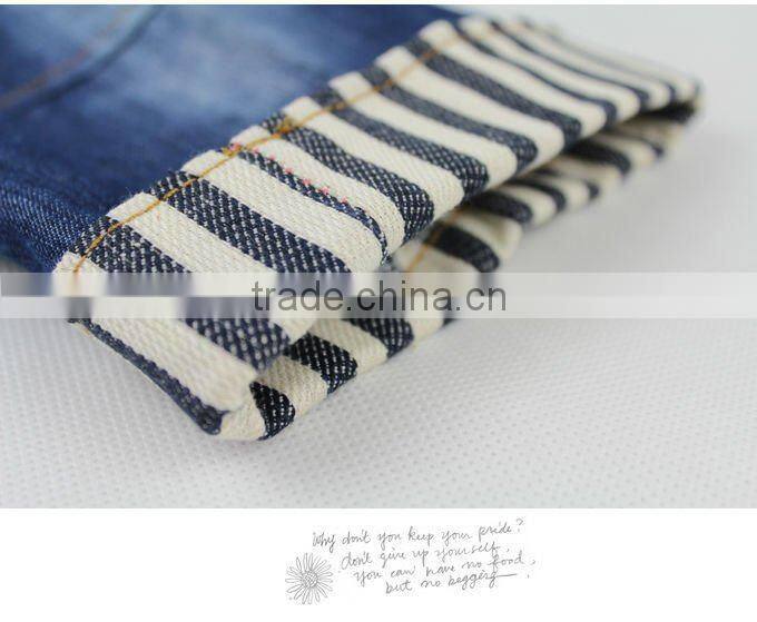 2016 New Autumn And Spring Striped Boys Clothes Set 3Pcs Outfit and T Shirt and Jeans Clothing 100% Same Like Pictures